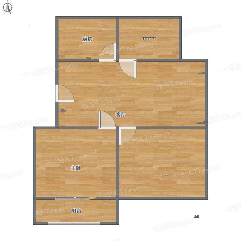 柳埠小区2室1厅0卫77㎡户型图