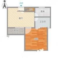 地杰国际城二期1室0厅0卫31㎡户型图