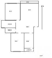 通联苑二期2室2厅1卫107㎡户型图