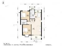 莱金佳园2室2厅1卫101.1㎡户型图