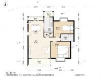 莱金佳园3室2厅2卫96.4㎡户型图