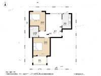 汇枫公寓2室1厅1卫76.9㎡户型图