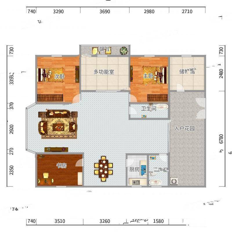 阳光都市公寓3室0厅0卫153㎡户型图