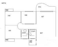 中城康桥花园3室2厅1卫102㎡户型图