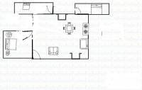 建业小区3室2厅1卫110㎡户型图