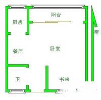 桂珠苑2室2厅1卫91㎡户型图