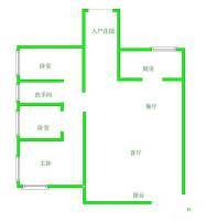 金田花园(南山)3室2厅1卫92㎡户型图
