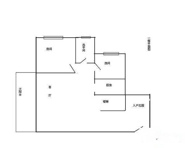 海湾明珠二期5室2厅3卫192㎡户型图