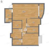 宝安35区住宅楼4室2厅0卫108㎡户型图