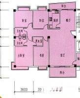 城龙花园二期4室2厅2卫139㎡户型图