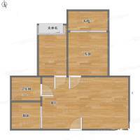 翠海花园2室1厅0卫69㎡户型图