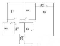 德兴花园3室2厅2卫103㎡户型图