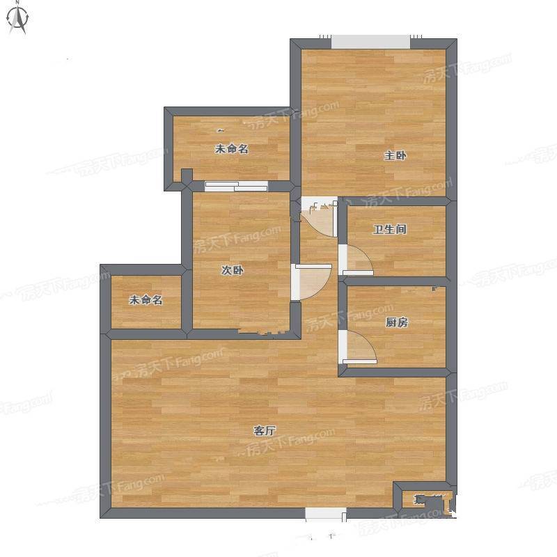 金运家园2室1厅0卫82㎡户型图