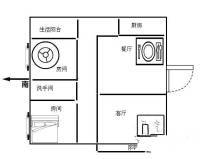 风临四季花园4室2厅2卫70㎡户型图