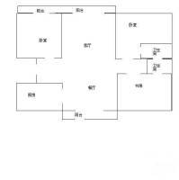 欧景城华庭北区3室2厅1卫96㎡户型图