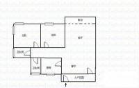 佳兆业水岸新都五期2室2厅1卫87㎡户型图