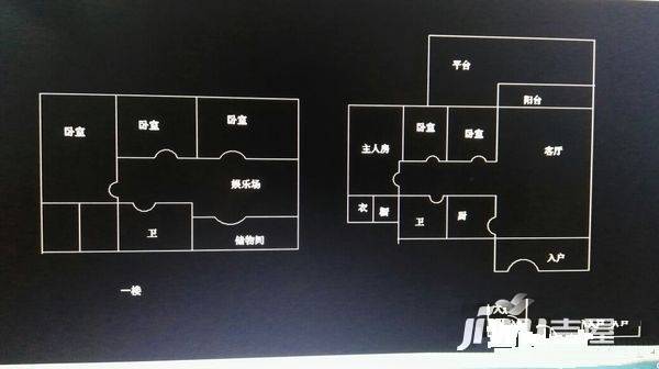 佳兆业可园五期5室2厅2卫90㎡户型图