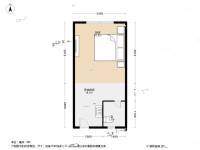 安华小区1室0厅1卫31.4㎡户型图