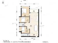 合正锦湖魅力城3室1厅1卫89.1㎡户型图