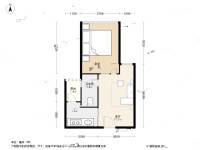 凤凰印象1室1厅1卫34.3㎡户型图