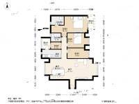 嘉多利花园4室1厅2卫121.9㎡户型图