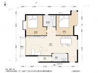嘉多利花园2室1厅1卫78.3㎡户型图
