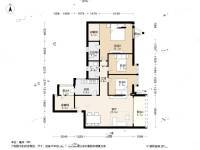 黄埔雅苑四期3室1厅2卫127.7㎡户型图