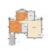 翠岭居2室0厅0卫72㎡户型图