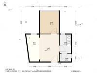 皇庭香格里1室1厅1卫40.6㎡户型图