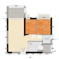 龙园龙凤雅居2室0厅0卫72㎡户型图