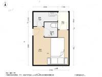 TCL雅馨居1室0厅1卫28㎡户型图