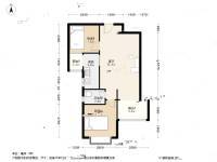 TCL雅馨居2室1厅1卫62.3㎡户型图