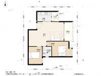 大芬艺术大厦2室1厅1卫76.5㎡户型图