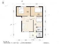 深宝住宅区2室2厅1卫66㎡户型图