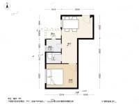 泰宁小区1室1厅1卫35㎡户型图