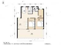 家和花园3室1厅1卫79.6㎡户型图