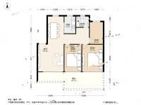 家和花园3室1厅1卫80.6㎡户型图