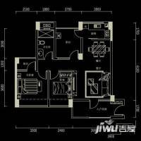 i派龙城2室2厅1卫79.8㎡户型图