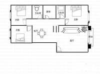 满庭芳(平湖)3室2厅2卫91㎡户型图