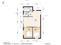 东都花园二区2室1厅1卫79.9㎡户型图