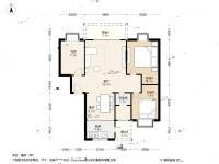 东都花园二区3室2厅1卫89㎡户型图