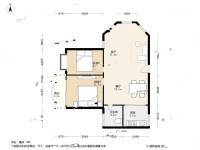 东都花园二区2室1厅1卫79.4㎡户型图