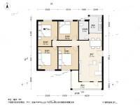 景贝北小区4室1厅1卫103㎡户型图