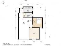 景贝北小区1室1厅1卫71.6㎡户型图