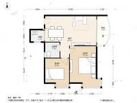 丽阳天下2室1厅1卫66㎡户型图