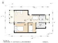 德兴花园2室2厅1卫76㎡户型图