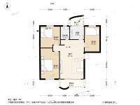 德兴花园3室1厅1卫88.9㎡户型图
