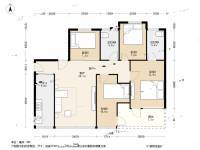 怡龙枫景园4室1厅2卫89㎡户型图