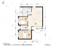 桂芳园二期2室1厅1卫68.5㎡户型图