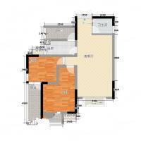 龙岗鸿基花园2室0厅0卫101㎡户型图